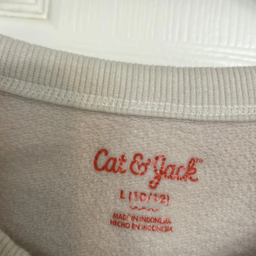 Cat & Jack Sequin Two Color Sweatshirt Sz L (10/12)